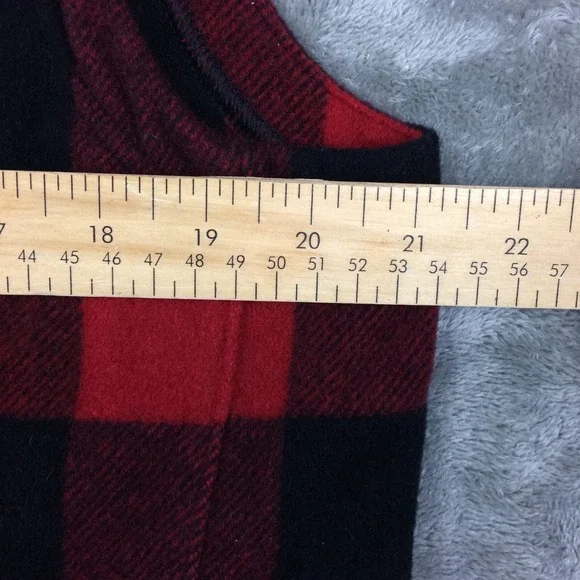 Smartwool Vest Mens Medium Full Zip Merino Anchor Line Buffalo Plaid Outdoors - Picture 7 of 14